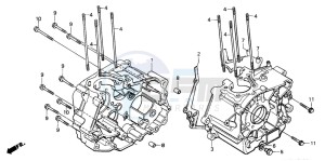 CB250 TWO FIFTY drawing CRANKCASE