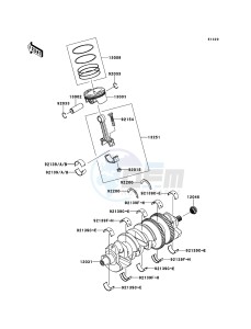 ZZR1400_ABS ZX1400FDF FR GB XX (EU ME A(FRICA) drawing Crankshaft/Piston(s)