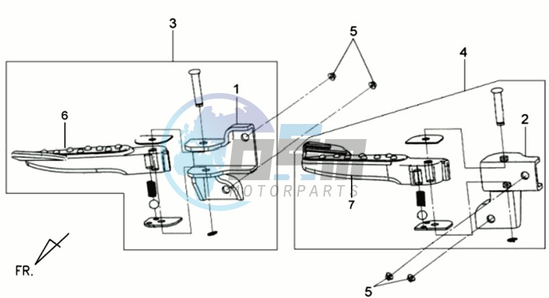 FOOTREST L / R