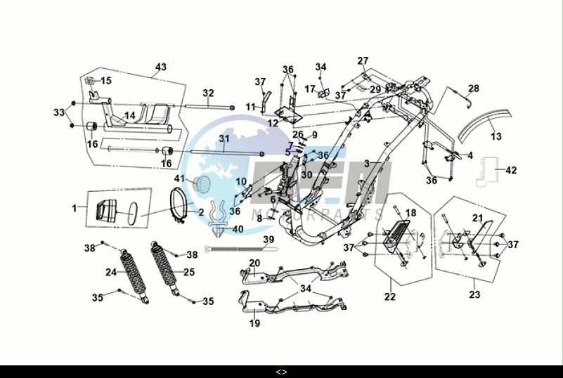 FRAME BODY - ENGINE MOUNT