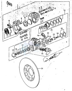 KZ 200 A (A1-A2) drawing FRONT BRAKE