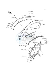 VULCAN_1700_VOYAGER_ABS VN1700BEF GB XX (EU ME A(FRICA) drawing Windshield