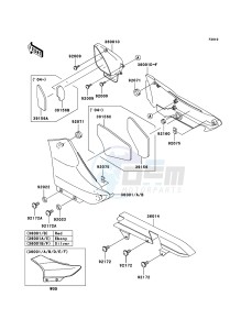 ELIMINATOR 125 BN125-A8 GB XX (EU ME A(FRICA) drawing Side Covers/Chain Cover