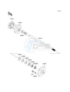 JT 1500 B [ULTRA 250X] (B7F-B8F) B8F drawing DRIVE SHAFT