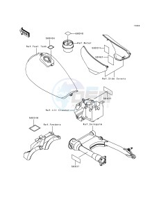 ZL 600 B [ELIMINATOR 600] (B2-B3) [ELIMINATOR 600] drawing LABELS