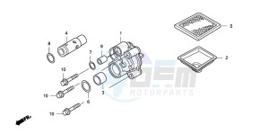 TRX420FE FOURTRAX ES drawing OIL PUMP