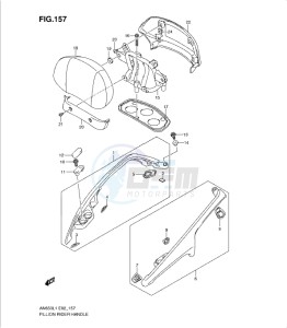 AN650 drawing PILLION RIDER HANDLE (AN650AL1 E24)