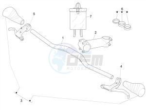 Wi-Bike Uni Deore Comfort 2016-2017 (EMEA) drawing Handlebars - Master cil.