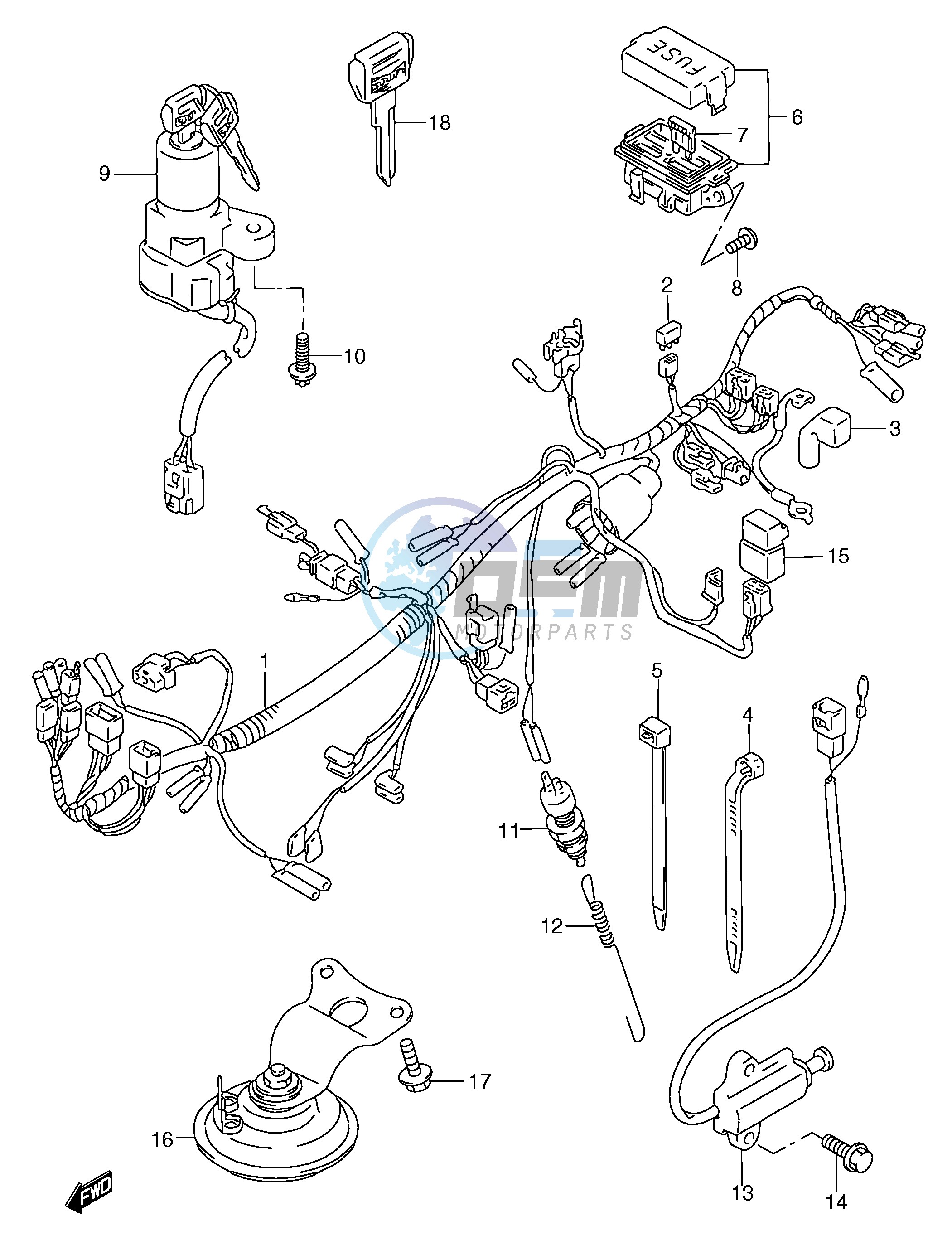 WIRING HARNESS (MODEL S T)