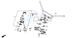 CRM50R drawing HANDLE PIPE/TOP BRIDGE