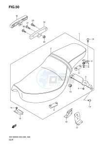 VS1400 (E3-E28) INTRUDER drawing SEAT