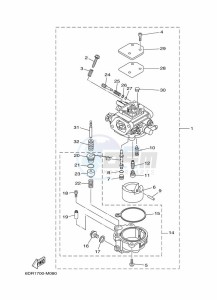 FT9-9LEX drawing CARBURETOR