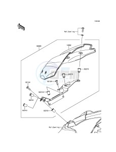 Z800 ZR800EGF UF (UK FA) XX (EU ME A(FRICA) drawing Accessory(Meter Cover)