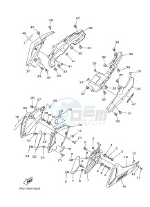 MT09A MT-09 ABS 900 (2DR1 2DR2) drawing SIDE COVER