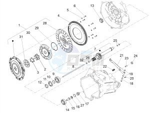 V7 III Anniversario 750 e4 (NAFTA) drawing Clutch