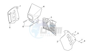 MX 50 drawing Front body II - Enduro