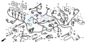 XL1000VA VARADERO drawing WIRE HARNESS (XL1000V)