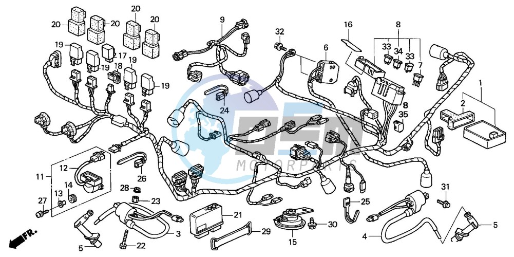 WIRE HARNESS (XL1000V)