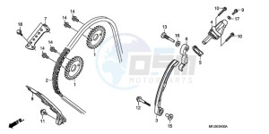 CBR600RA9 Europe Direct - (ED / ABS) drawing CAM CHAIN/TENSIONER