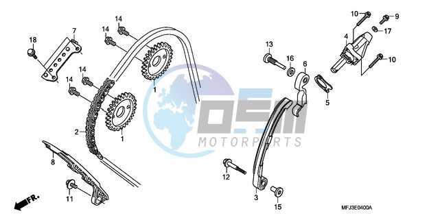 CAM CHAIN/TENSIONER