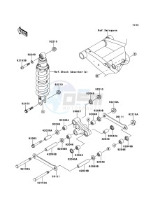 Z750 ABS ZR750MCF UF (UK FA) XX (EU ME A(FRICA) drawing Suspension