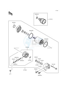 JF 650 B [TS] (B8) [TS] drawing STARTER MOTOR