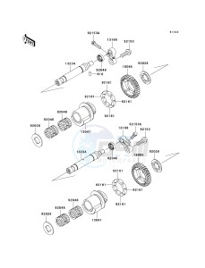 ZX 1400 A [NINJA ZX-14] (A6F-A7FA) A6F drawing BALANCER