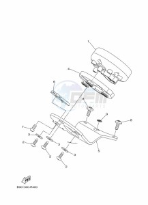 XSR900 MTM850 (BAED) drawing METER