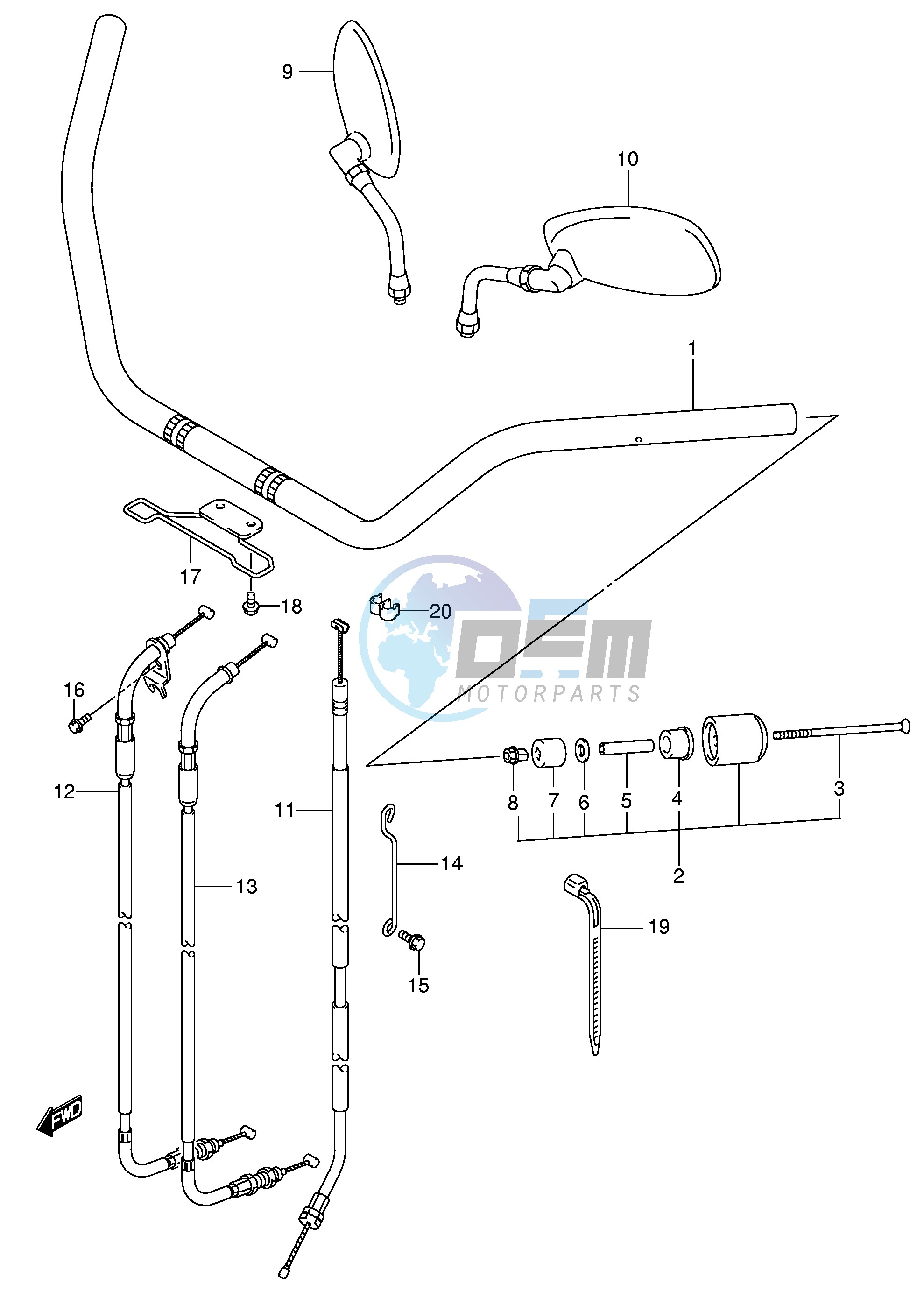 HANDLEBAR (MODEL K5)