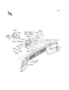 KAF 950 G [MULE 4010 TRANS4X4 DIESEL] (G9F-GAF) GAF drawing HEADLIGHT-- S- -