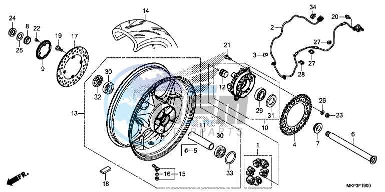 REAR WHEEL