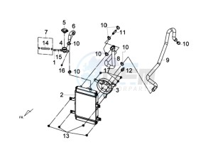 JOYMAX 125i drawing RADIATOR