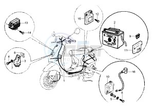 LX 125 drawing Battery