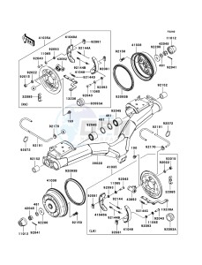 MULE 3010 TRANS 4x4 DIESEL KAF950E8F EU drawing Rear Hub