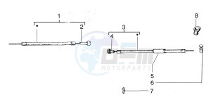 50 FL2 drawing Cables odometer