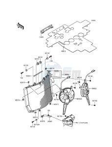 1400GTR ABS ZG1400EFF FR GB XX (EU ME A(FRICA) drawing Radiator