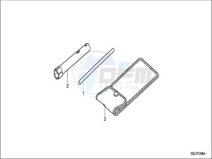 CRF50FH Europe Direct - (ED) drawing TOOLS