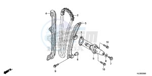 SXS700M4H Europe Direct - (ED) drawing CAM CHAIN/TENSIONER