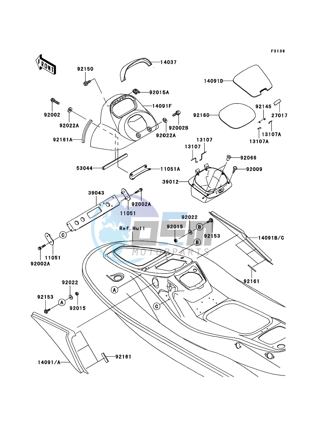 Hull Middle Fittings