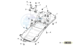 Tuono 1000 v4 R APRC ABS drawing Undersaddle