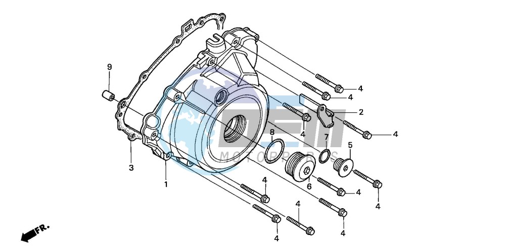 LEFT CRANKCASE COVER