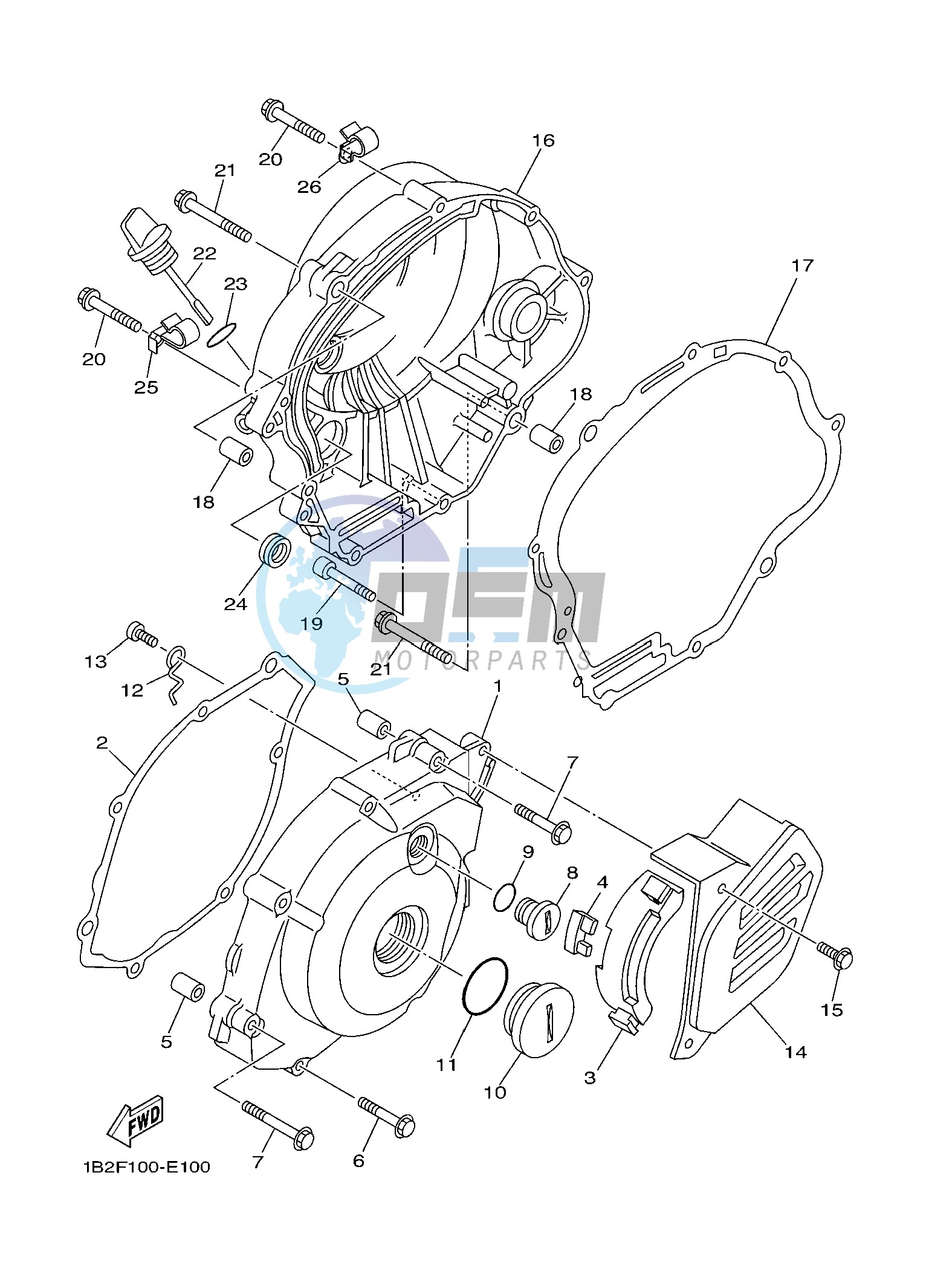 CRANKCASE COVER 1