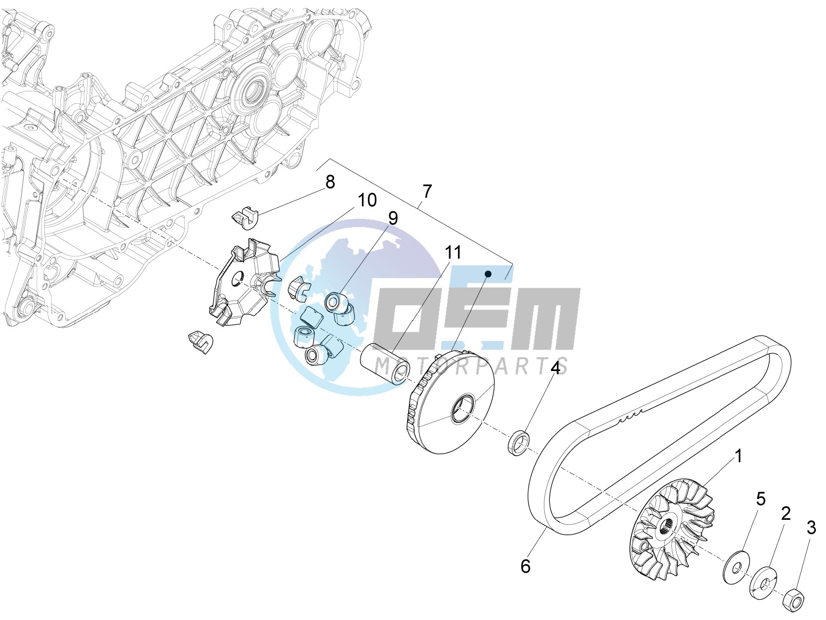 Driving pulley