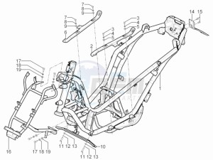 MP3 125 yourban erl drawing Frame bodywork