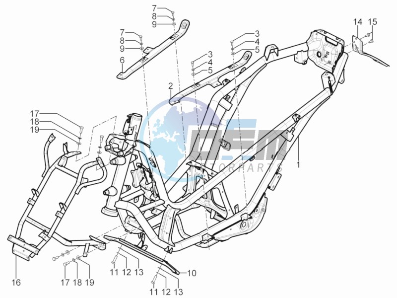 Frame bodywork