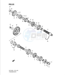 VLR1800 drawing TRANSMISSION