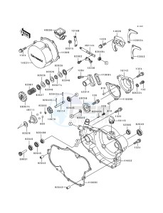 KX 500 E [KX500] (E1-E3) [KX500] drawing ENGINE COVER