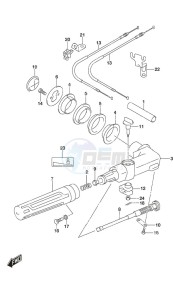 DF 4A drawing Tiller Handle