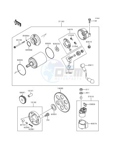 ZX 600 E [NINJA ZX-6] (E4-E6) [NINJA ZX-6] drawing STARTER MOTOR