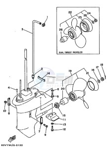 9-9F drawing PROPELLER-HOUSING-AND-TRANSMISSION-2